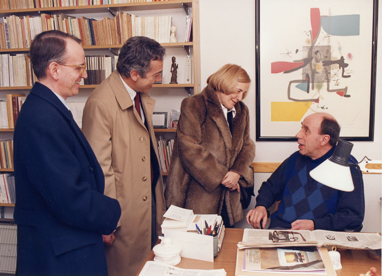 1989 Visita del President de la Diputació de Barcelona